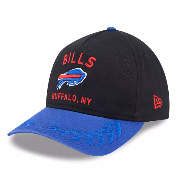 Buffalo Bills 2025 NFL Draft 9TWENTY A-Frame Adjustable Cap Black product photo