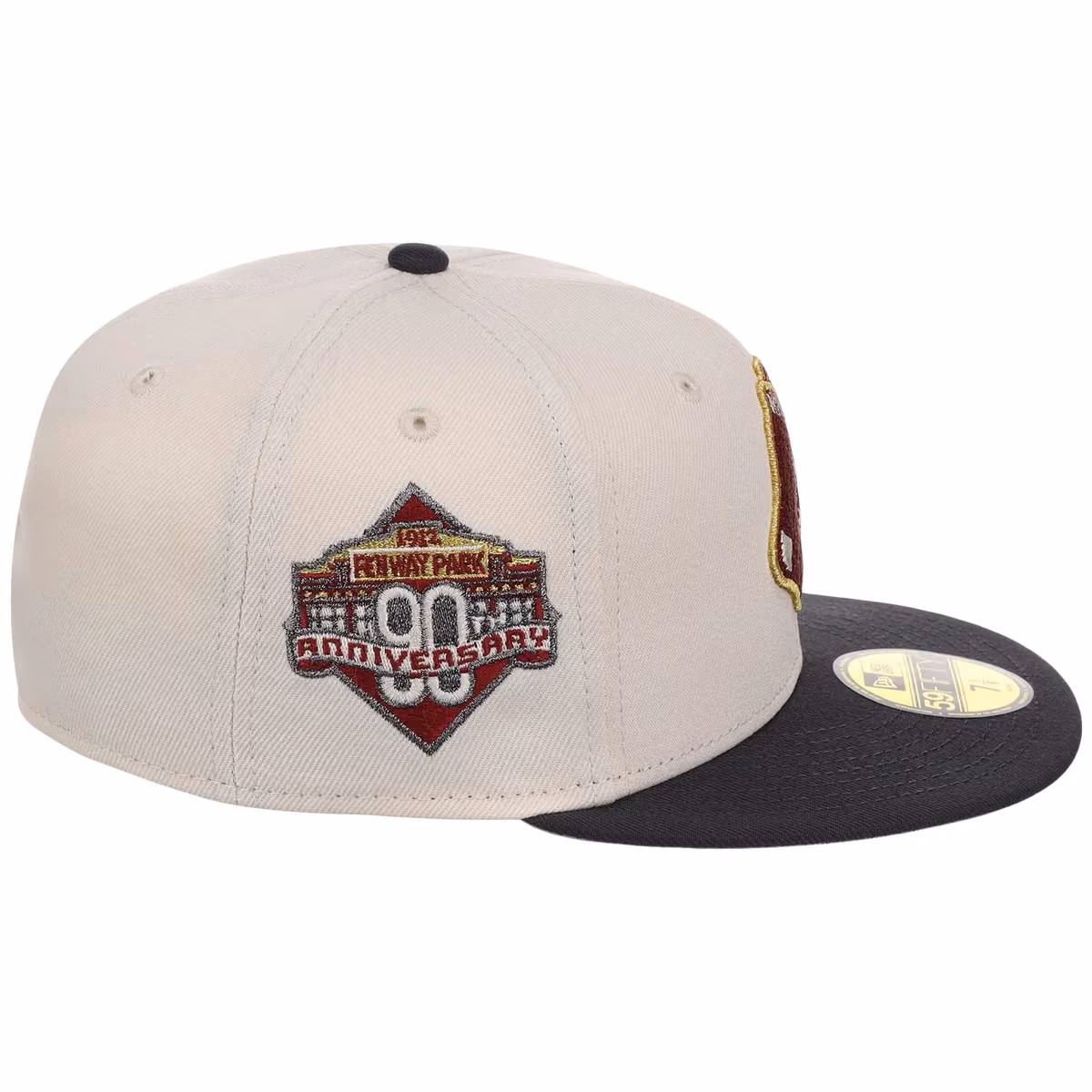 Boston Red Sox MLB Smoke 'n Merlot New Era 59FIFTY detail view