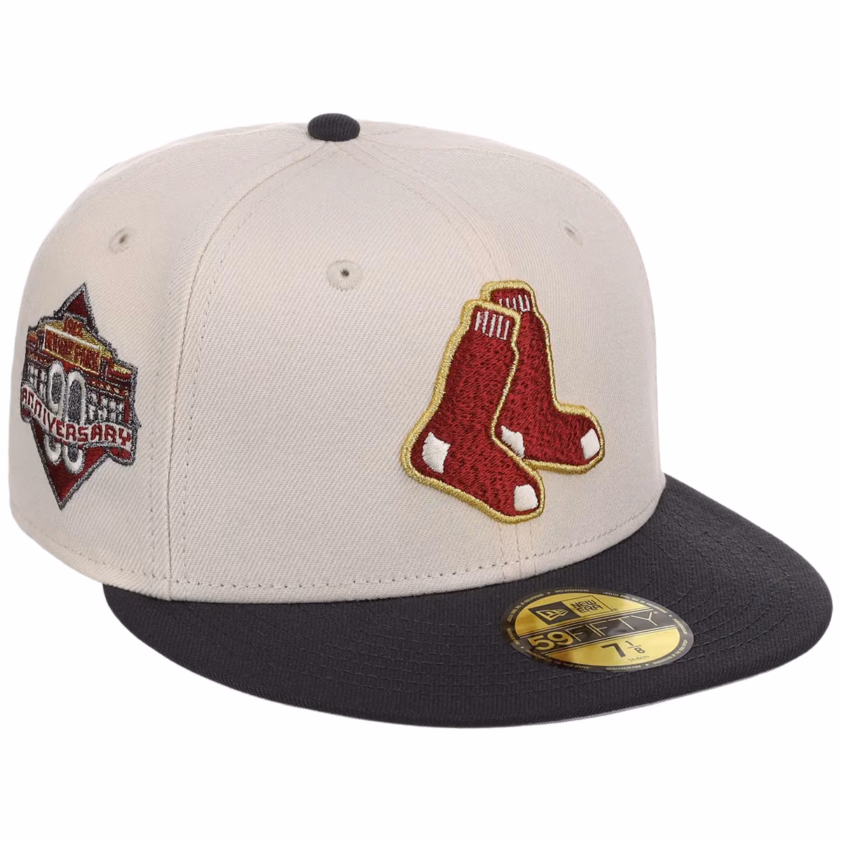 Boston Red Sox MLB Smoke 'n Merlot New Era 59FIFTY front view