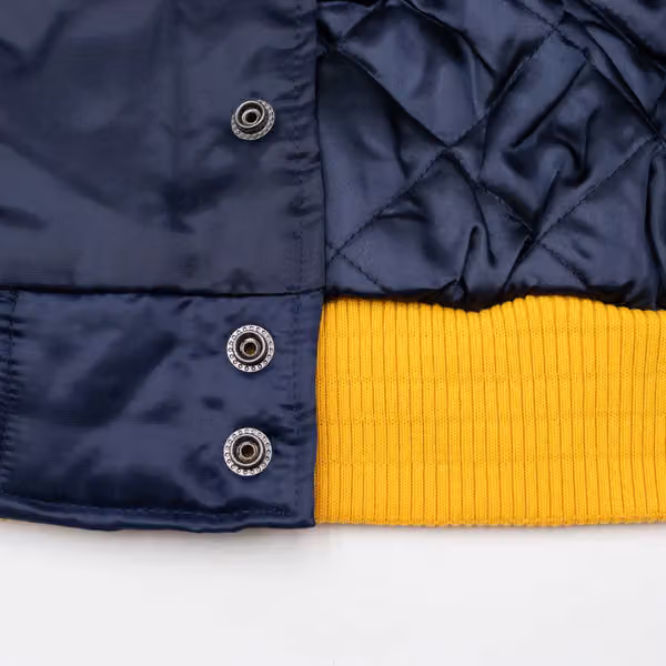 Michigan Wolverines Starter Scout Varsity NCAA Jacket Navy view 5