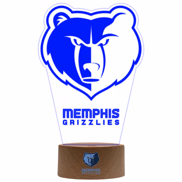 Memphis Grizzlies NBA Team Logo LED Sign view 2