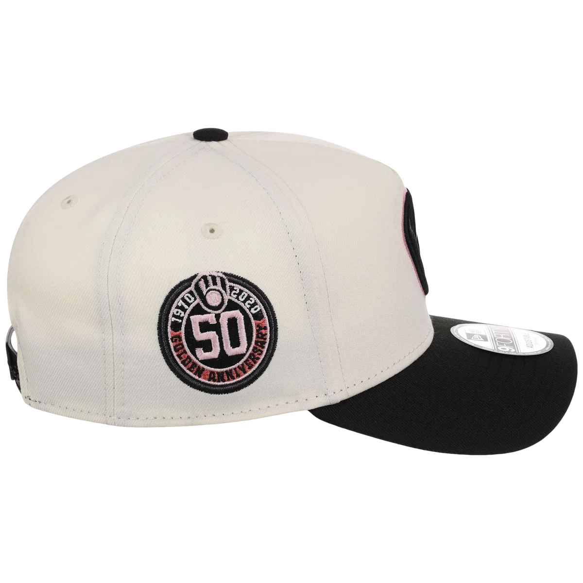 Milwaukee Brewers MLB Chrome Blinky New Era 9FORTY A-Frame detail view