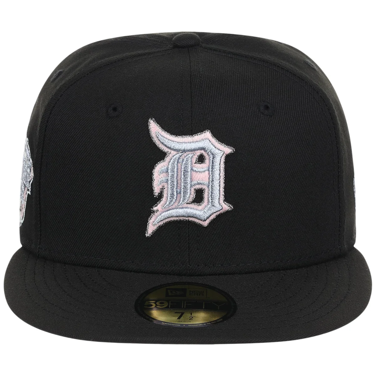 Detroit Tigers MLB Pewter Skies New Era 59FIFTY detail view