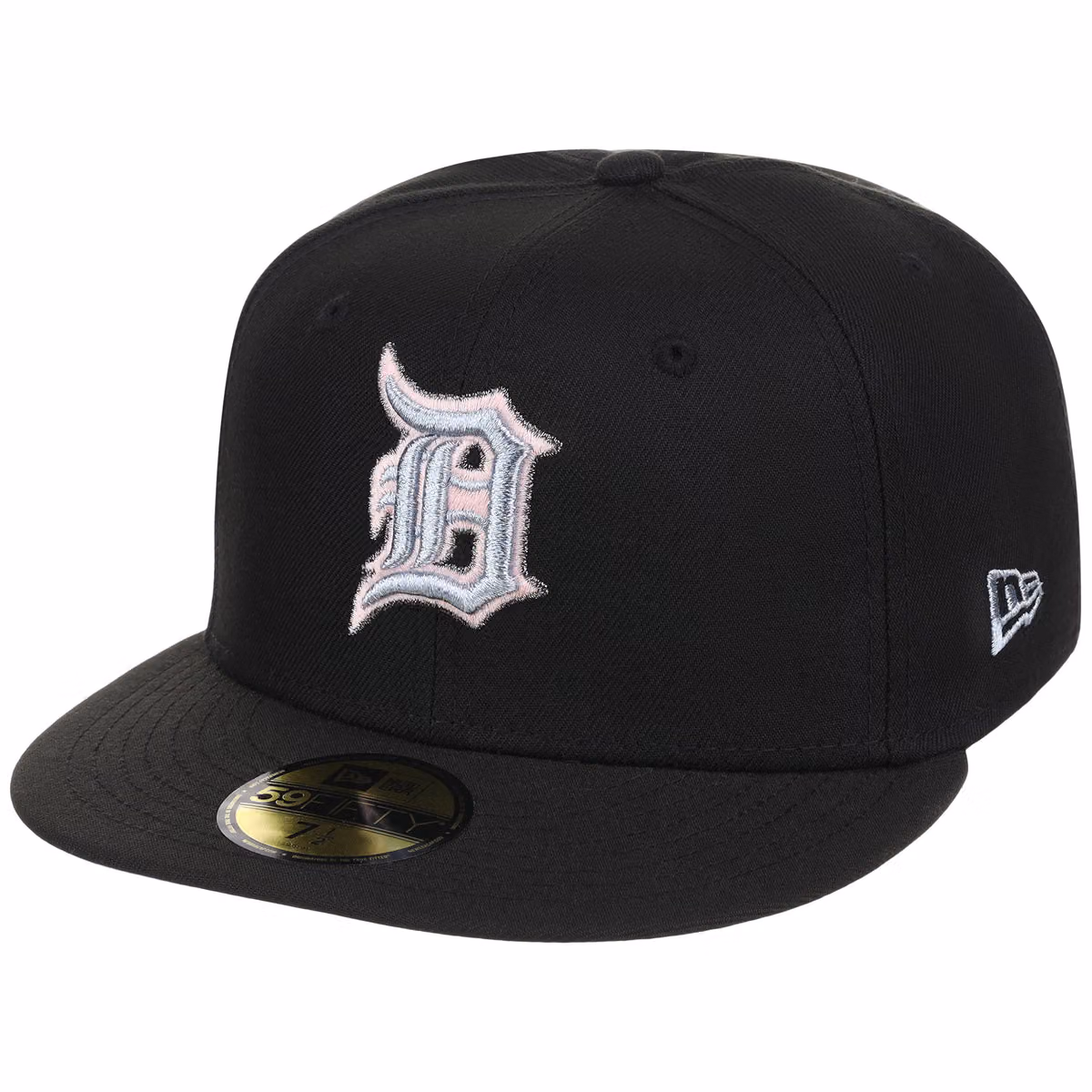 Detroit Tigers MLB Pewter Skies New Era 59FIFTY detail view
