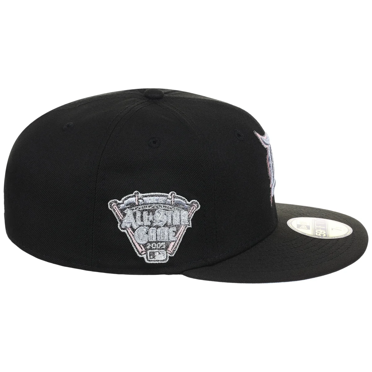 Detroit Tigers MLB Pewter Skies New Era 59FIFTY detail view