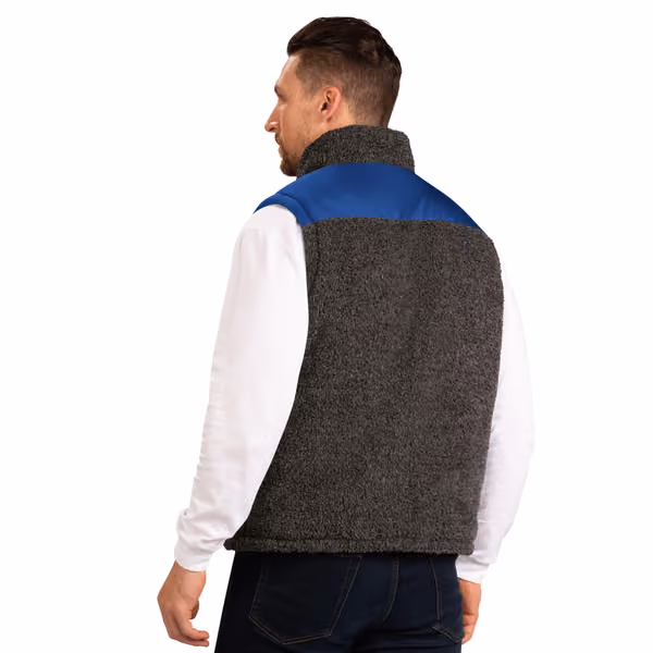 Edmonton Oilers G-III NHL Reversible Sherpa Winter Vest view 3