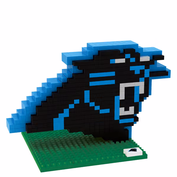 Carolina Panthers BRXLZ NFL 3D Logo Construction Toy view 1