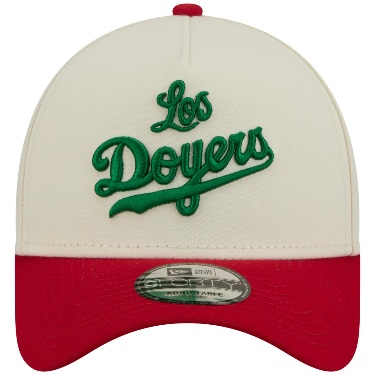 Los Angeles Dodgers Los Angeles Crown the City - Doyers - Chrome/Red New Era 9FORTY detail view