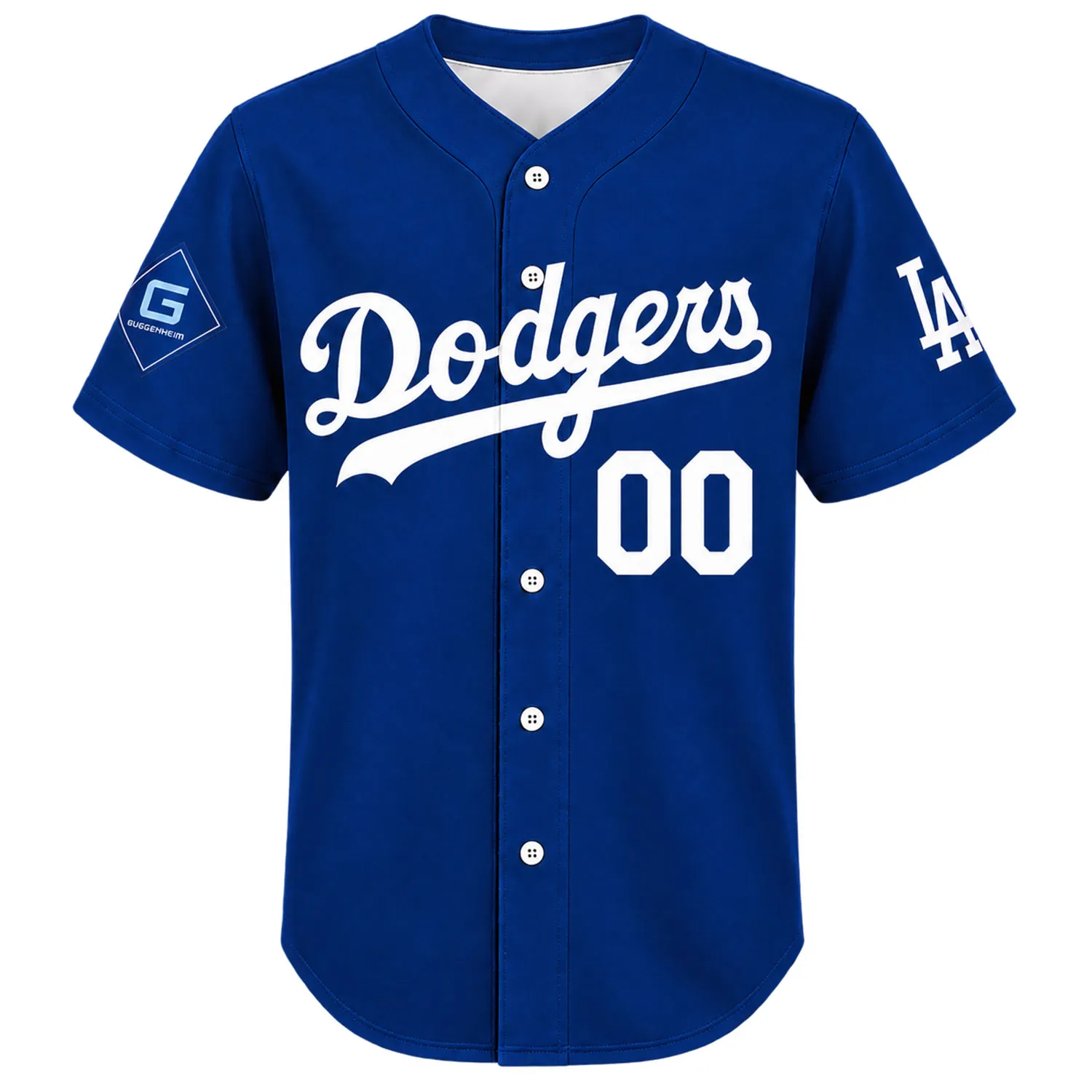 Dodgers Jersey Personalized Name & Number Bold Fan Wear