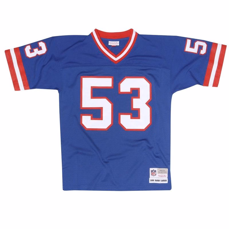 Harry Carson #53 New York Giants Legacy Throwback NFL Jersey Blue view 1