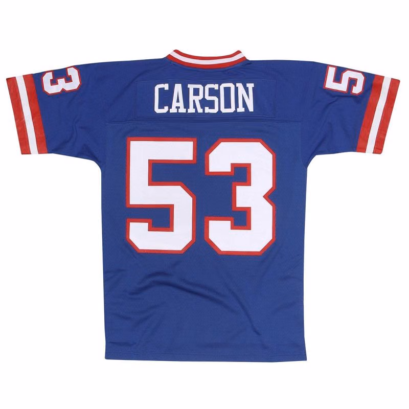 Harry Carson #53 New York Giants Legacy Throwback NFL Jersey Blue view 2