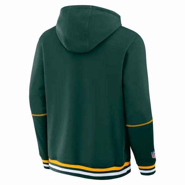 Green Bay Packers Foundation NFL Hoodie Green view 3