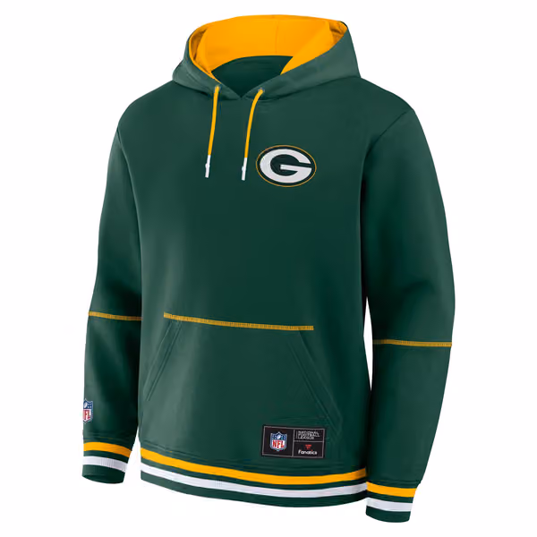 Green Bay Packers Foundation NFL Hoodie Green view 2