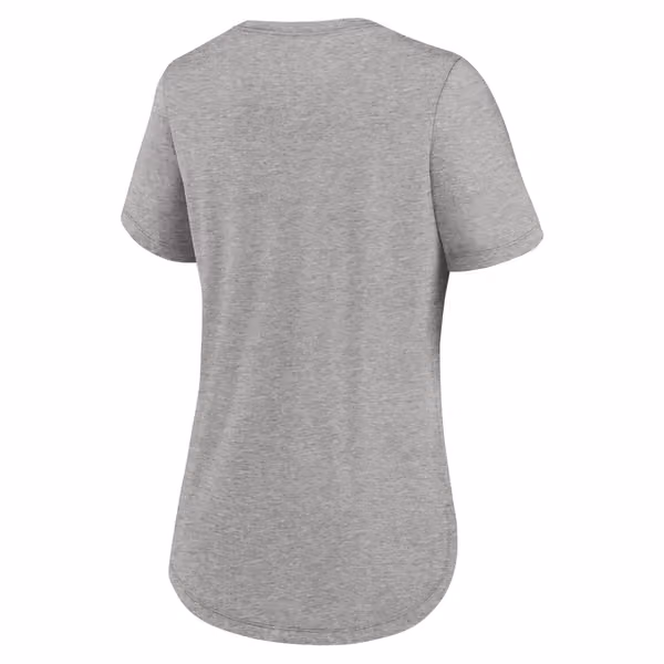 Kansas City Chiefs Nike Triblend Football NFL T-Shirt Gray (Women's) view 2