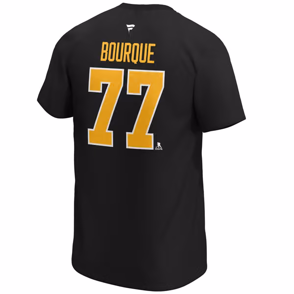 Ray Bourque #77 Boston Bruins Alumni Fanatics NHL T-Shirt Black view 3