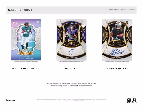 2025 Panini Select Football NFL Blaster Box view 4