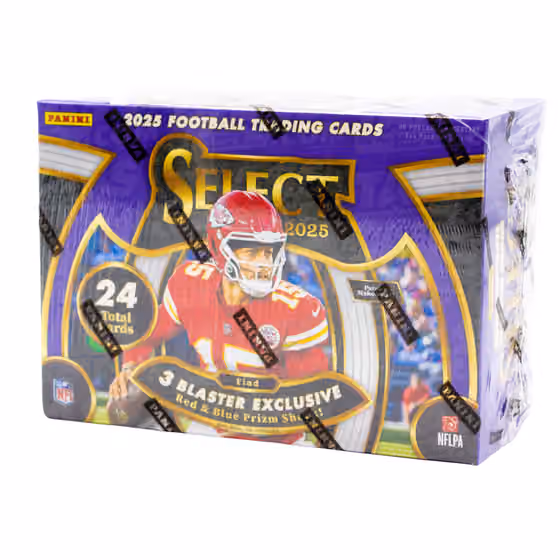 2025 Panini Select Football NFL Blaster Box view 2