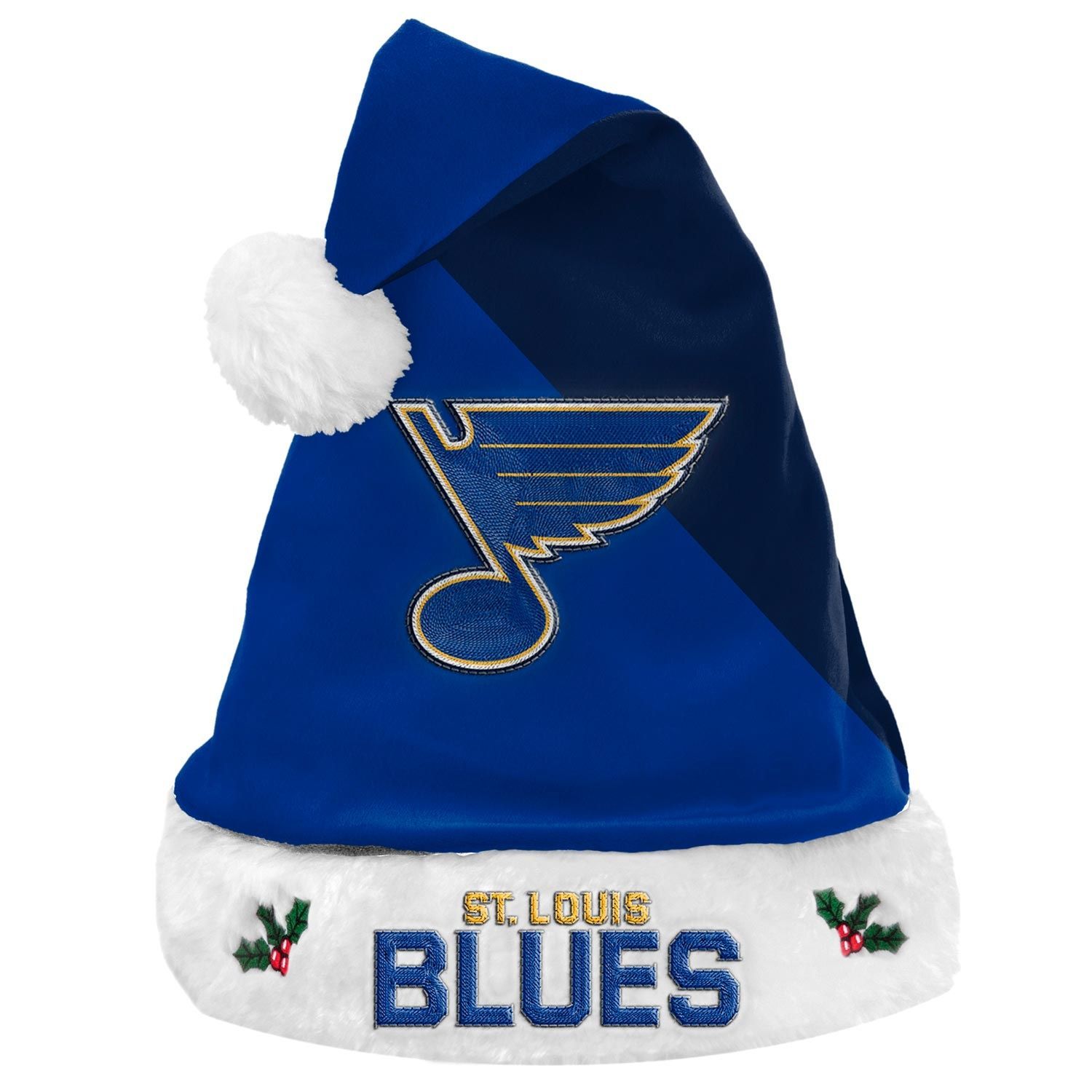 St. Louis Blues FOCO Basic Christmas NHL Santa Hat product photo