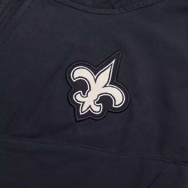New Orleans Saints On-Field 2022 NFL Sideline Nike Lightweight Player Jacket view 4