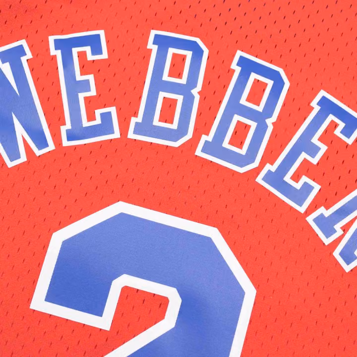 Chris Webber #2 Washington Bullets 1994-95 Swingman NBA Jersey Red view 4