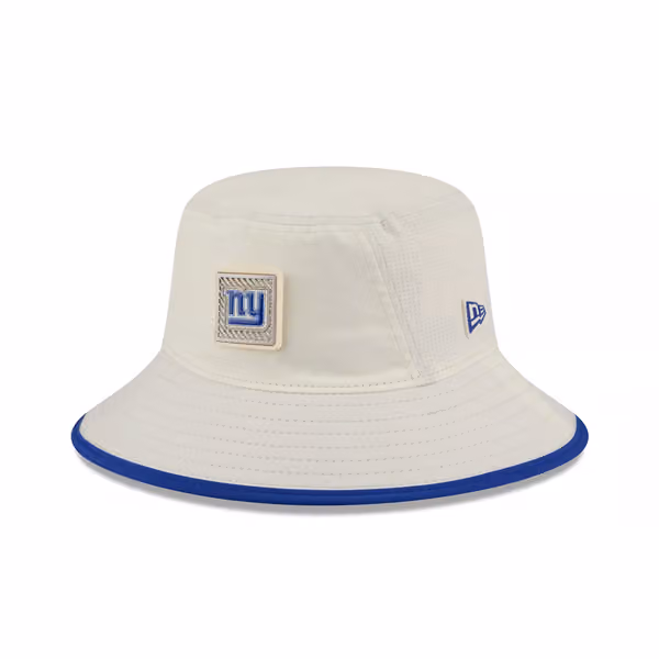 New York Giants 2026 NFL Training Camp Stretch Bucket Hat Cream/Blue product photo
