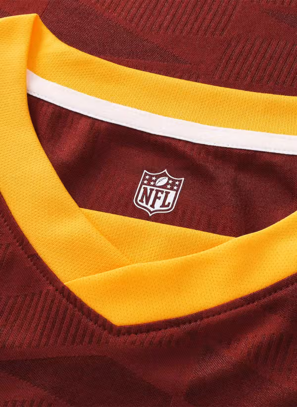 Washington Commanders 2026 Football x Football NFL Fan Jersey Burgundy view 4