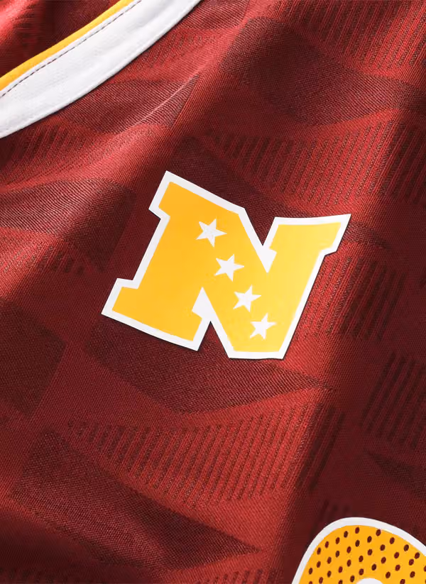 Washington Commanders 2026 Football x Football NFL Fan Jersey Burgundy view 5