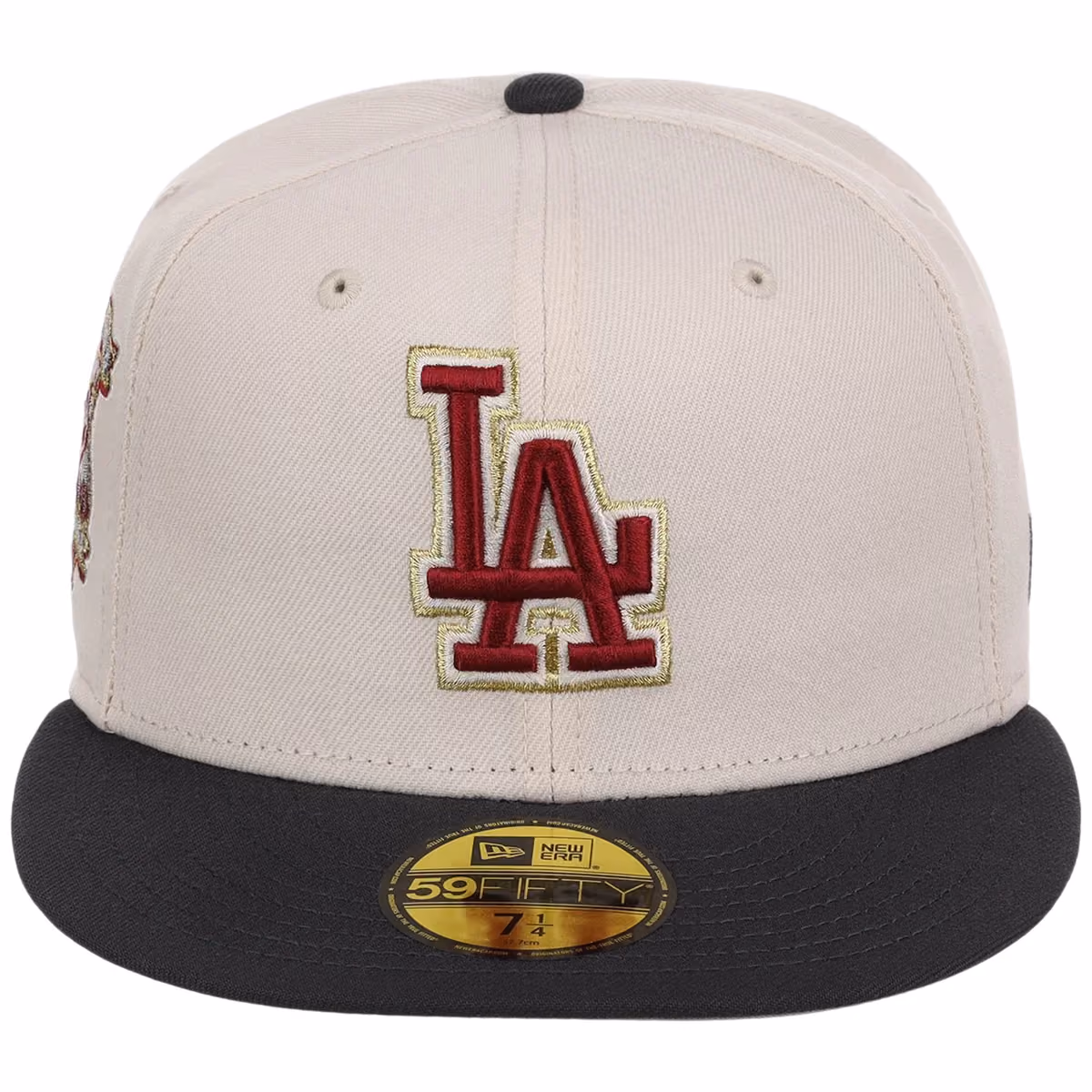 Los Angeles Dodgers MLB Smoke 'n Merlot New Era 59FIFTY detail view