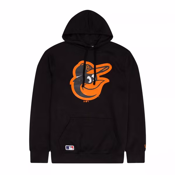 Baltimore Orioles Team Logo MLB Hoodie Black view 1