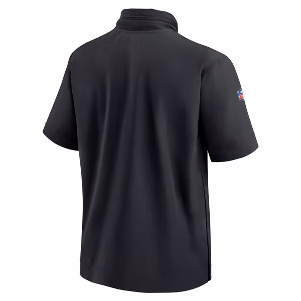 Philadelphia Eagles 2024 NFL Sideline Nike Lightweight Coach Jacket Black view 3