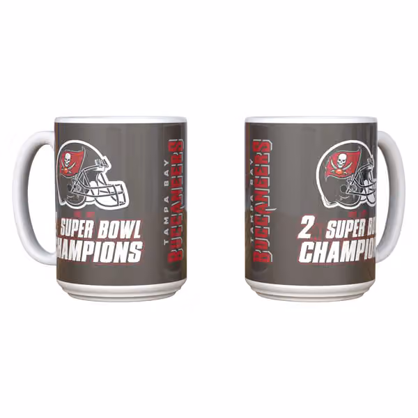 Tampa Bay Buccaneers 2x Super Bowl Champions Jumbo NFL Mug (440 ml) view 1