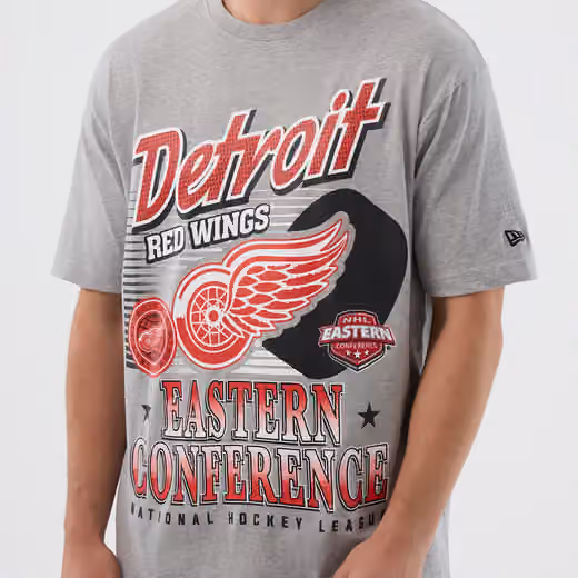 Detroit Red Wings Sport Classics Oversized NHL T-Shirt Gray view 4