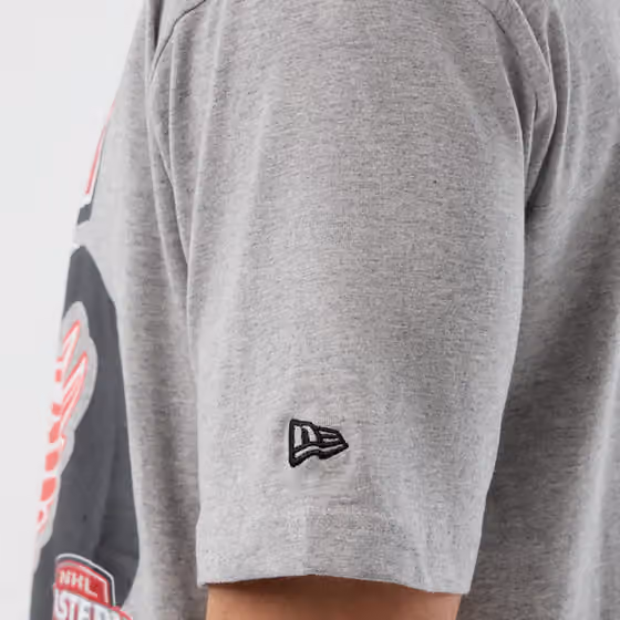 Detroit Red Wings Sport Classics Oversized NHL T-Shirt Gray view 3