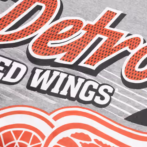 Detroit Red Wings Sport Classics Oversized NHL T-Shirt Gray view 6
