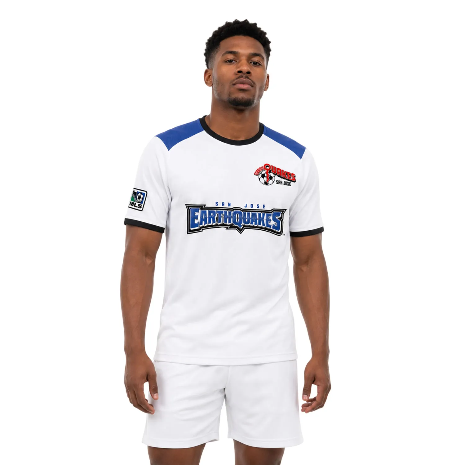 Leroux Earthquakes 2026 White Jersey - Bold Name & Number