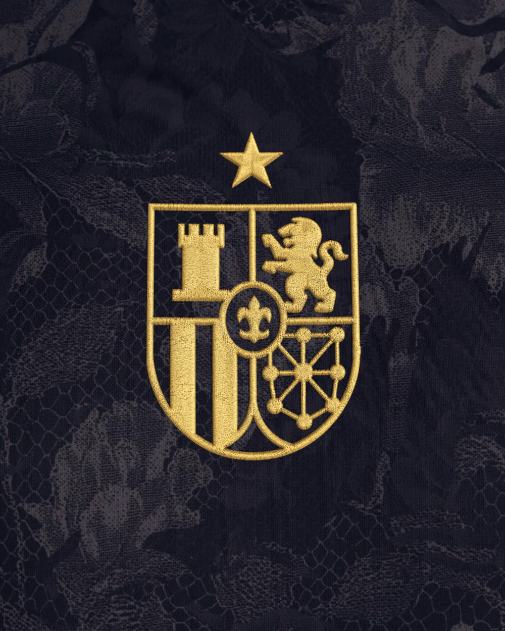 Jersevo Custom Personalized Spain 2010 Champions Jersey crest detail