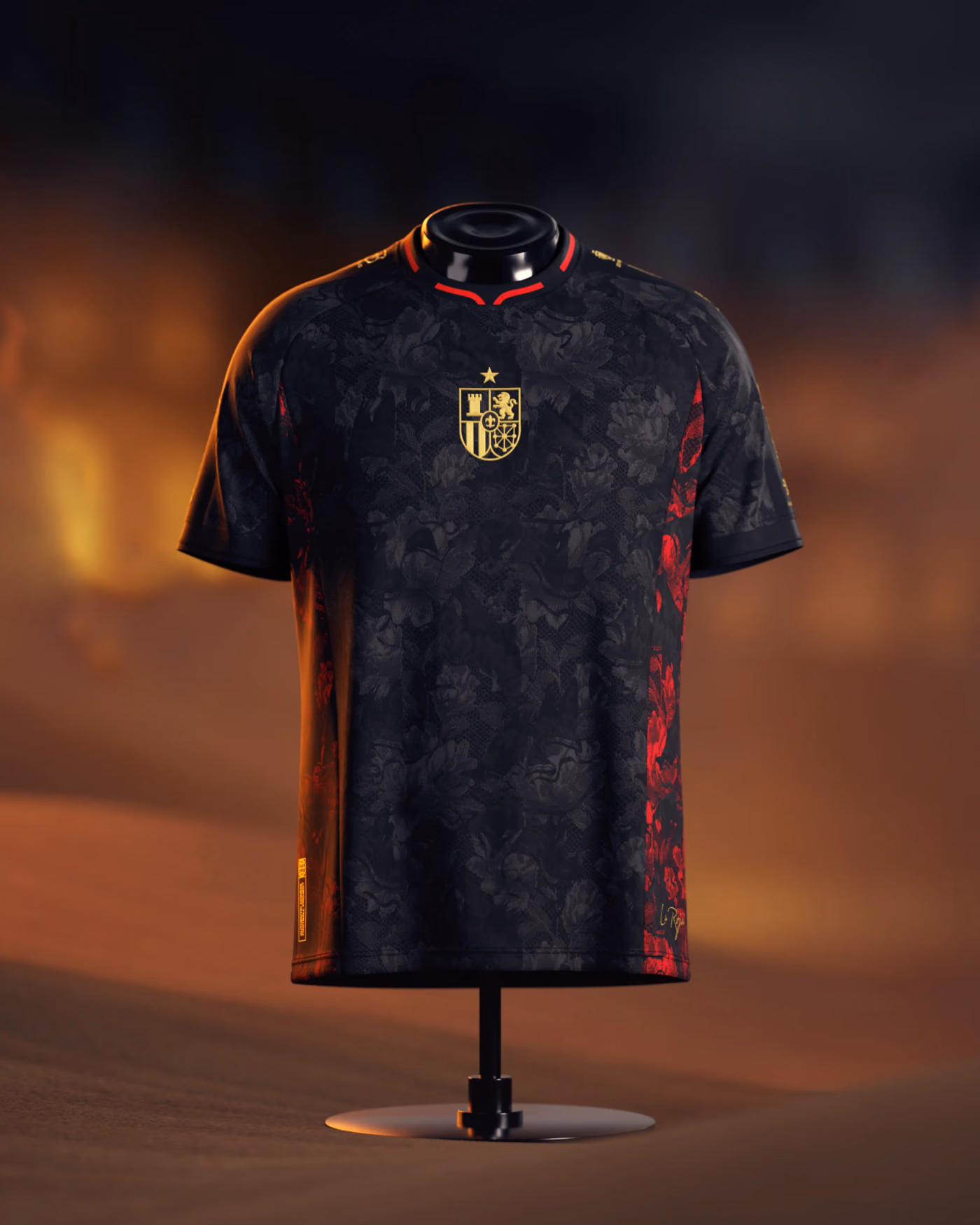 Jersevo Custom Personalized Spain 2010 Champions Jersey front view