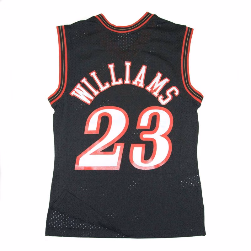 Lou Williams #23 Philadelphia 76ers 2005-06 Mitchell & Ness Swingman NBA Jersey Black view 2