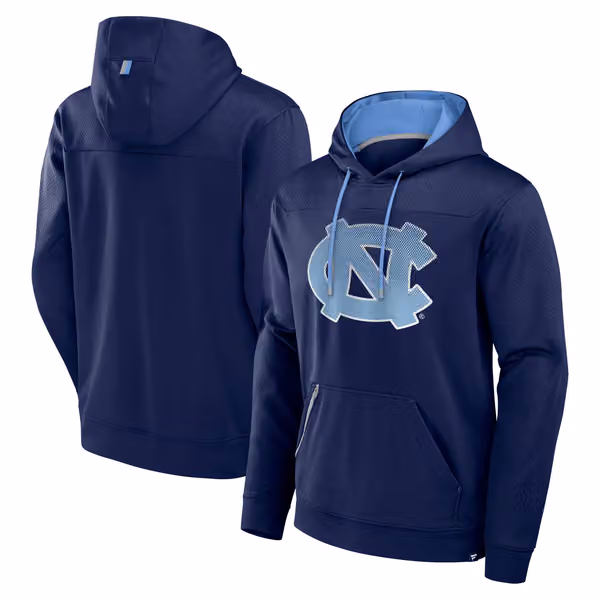North Carolina Tar Heels Defender NCAA Hoodie Navy view 1