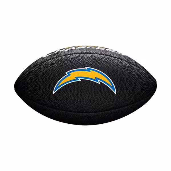 Los Angeles Chargers NFL Wilson Mini Football Black view 3