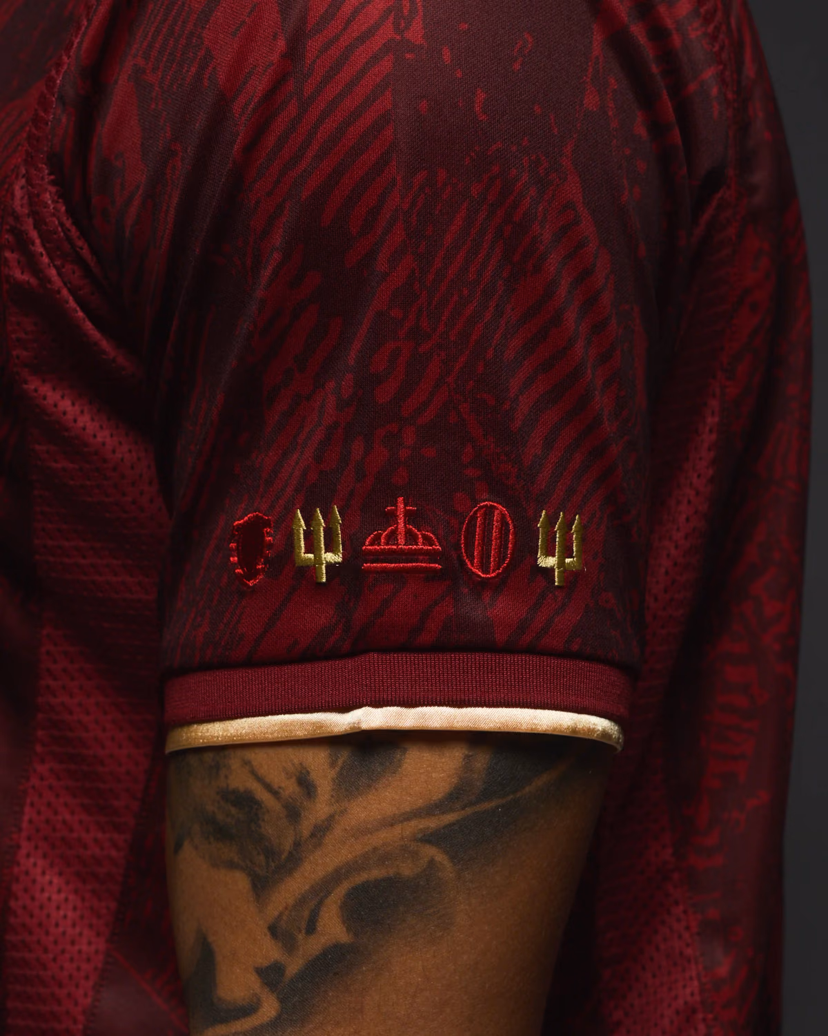 Jersevo Custom Personalized The Siu Jersey (United) left sleeve detail