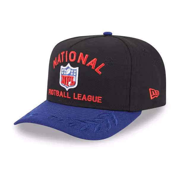 NFL Shield 2025 NFL Draft New Era 9FIFTY A-Frame Snapback Cap Black product photo