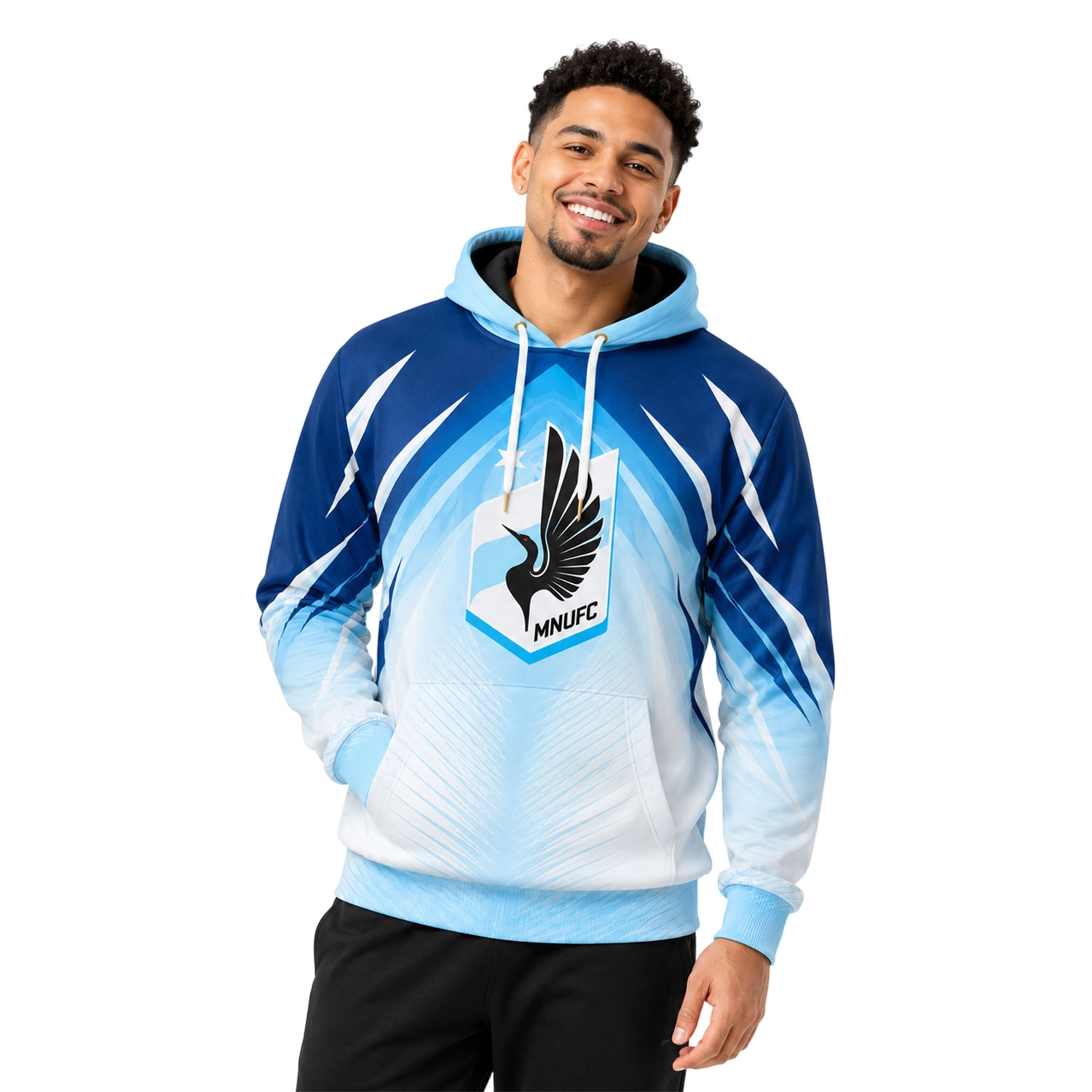 Minnesota United FC Hoodie Custom Elite Blue Style