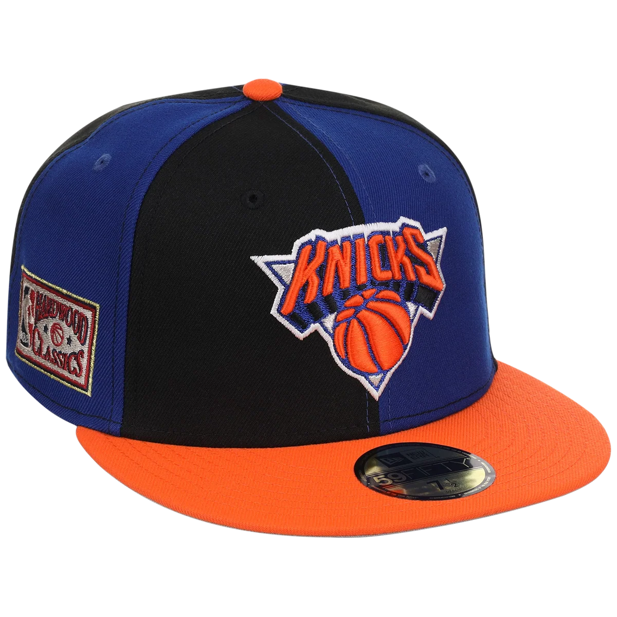 New York Knicks NBA Pinwheel 2.0 New Era 59FIFTY front view