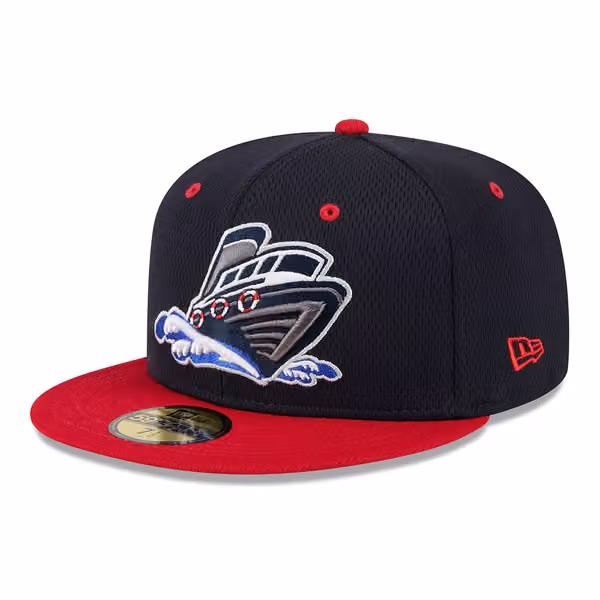 Stockton Ports MiLB Batting Practice Authentic 59FIFTY Fitted Cap Navy product photo