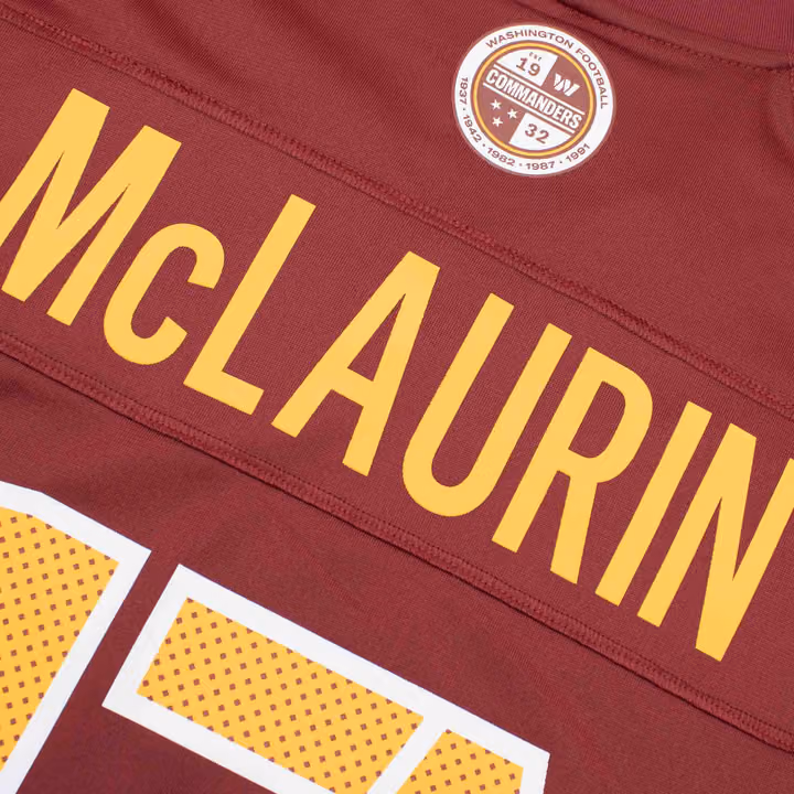 Terry McLaurin #17 Washington Commanders Nike Game NFL Jersey Burgundy view 4