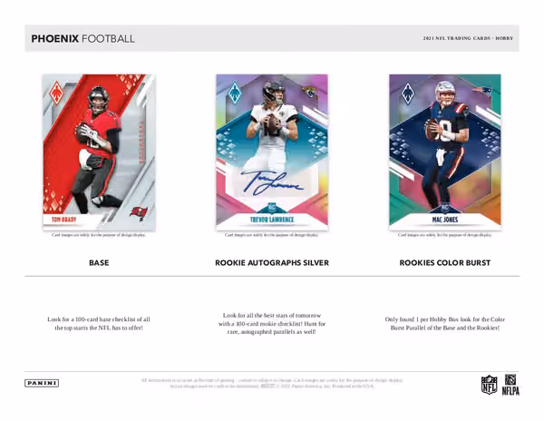2021 Panini Phoenix Football Hobby Box NFL view 2