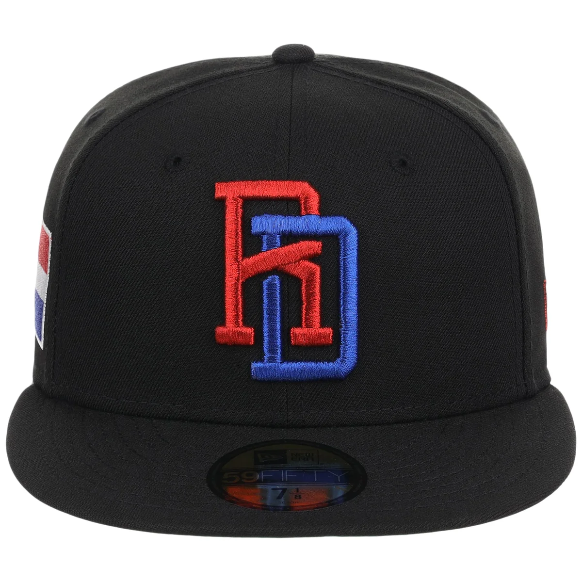 Crown the Country: Dominican Republic New Era 59FIFTY (Black/Black) detail view