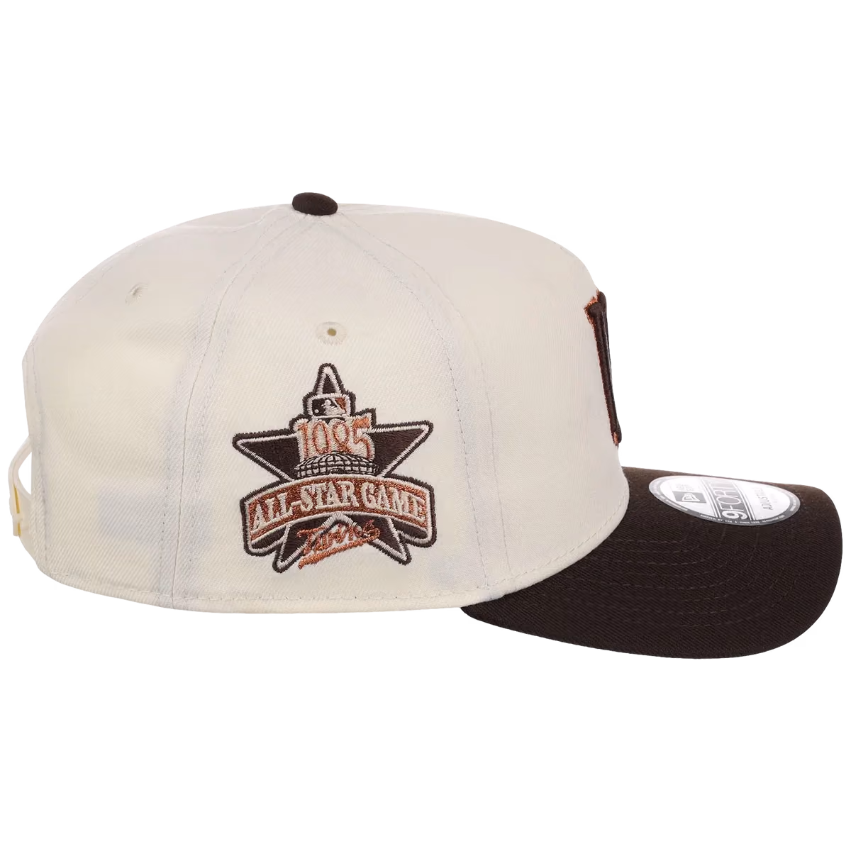 Minnesota Twins MLB Walnut Reserve New Era 9FORTY A-Frame detail view