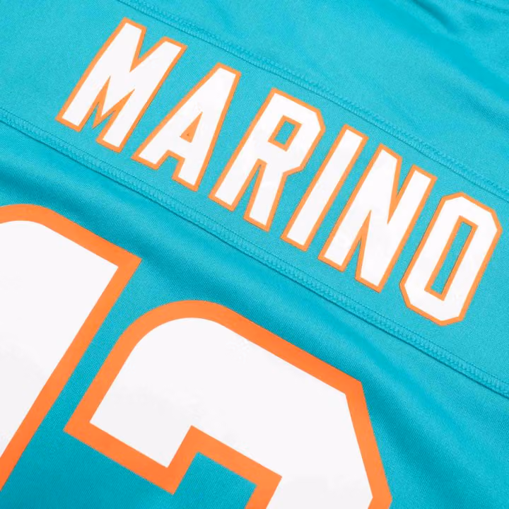 Dan Marino #13 Miami Dolphins Nike Game NFL Jersey Aqua view 4